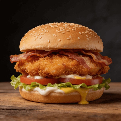 Hamburguer King Bacon Chicken