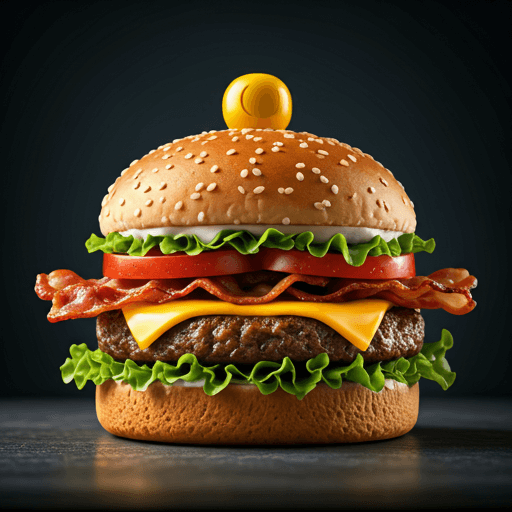 Hamburguer King Duplo Bacon